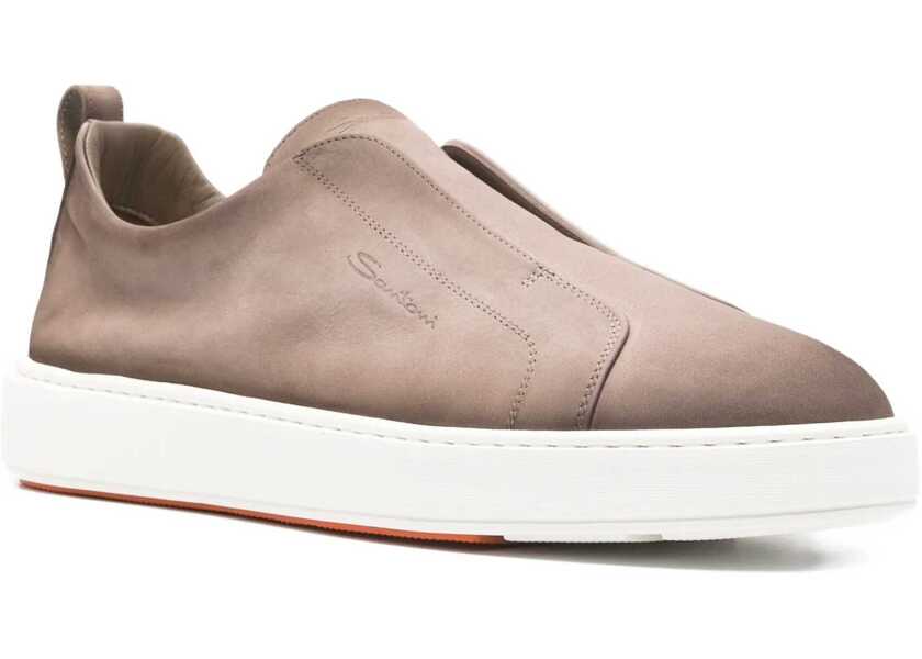 Sneakers Santoni Slip-on Sneakers BEIGE Barbati (BM 19644704) 2