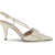 Valentino Garavani Bowow slingback leather Pump IVORY