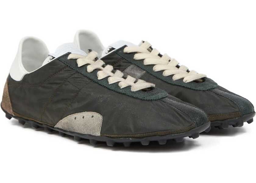 Sneakers Maison Margiela Nylon Sprinters Sneakers DUSTY GREEN/BLACK Barbati (BM 19644713) 2