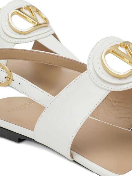 Sandale Valentino Garavani Leather thong Sandals IVORY Femei (BM 19644716) 5