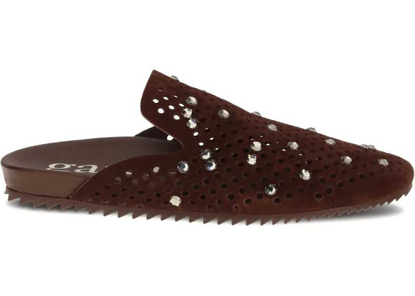 Sandale Pedro Garcia Braidy Mules Shoes BRUNETTE CASTORO-GREIGE Femei (BM 19644734) 1