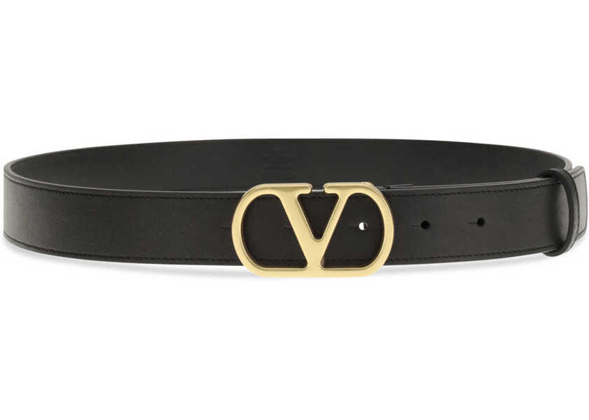 Curele Valentino Garavani VLogo Signature Belt NERO Femei (BM 19644740) 2