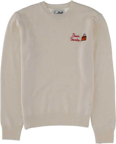 Bluze de trening Mc2 Saint Barth New Queen Jersey With Embroidery IVORY Femei (BM 19644791) 1