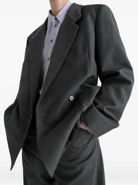 Sacouri LEMAIRE Double-Breasted Jacket GREY Femei (BM 19644797) 4