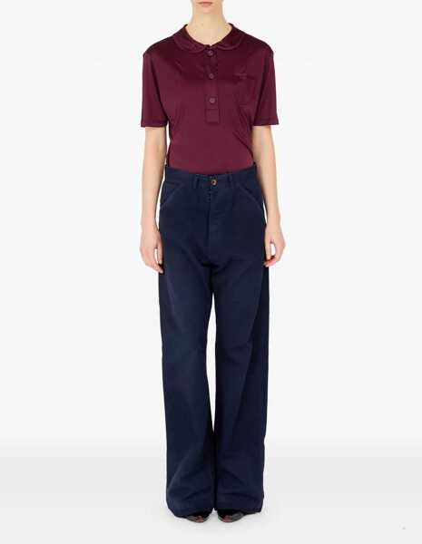 Blugi skinny Maison Margiela Pants Herringbone BLUE Femei (BM 19644815) 2