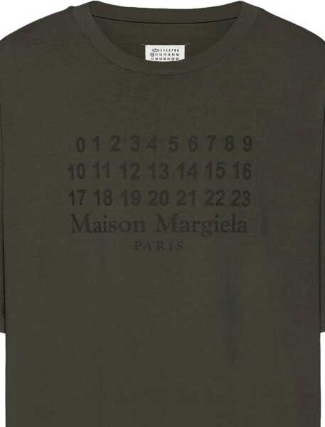 Tricouri Maison Margiela T-Shirt With Logo BROWN Barbati (BM 19644821) 3