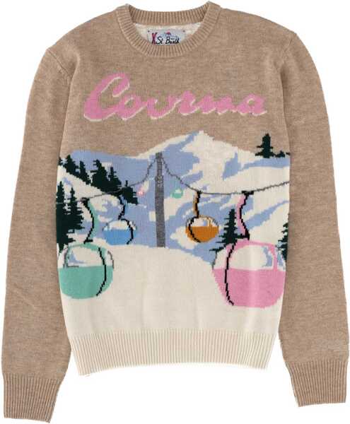 Pulovere casual Mc2 Saint Barth New Queen Jersey BEIGE Femei (BM 19644881) 1