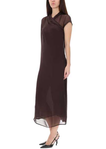 Rochii casual PALOMA WOOL Midi Dress Sully BROWN Femei (BM 19644884) 2