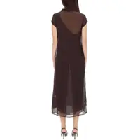 Rochii casual Dama - Rochii casual PALOMA WOOL Midi Dress Sully BROWN Femei (BM 19644884) - B-mall.ro