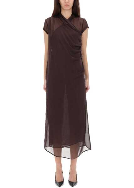 Rochii casual PALOMA WOOL Midi Dress Sully BROWN Femei (BM 19644884) 1