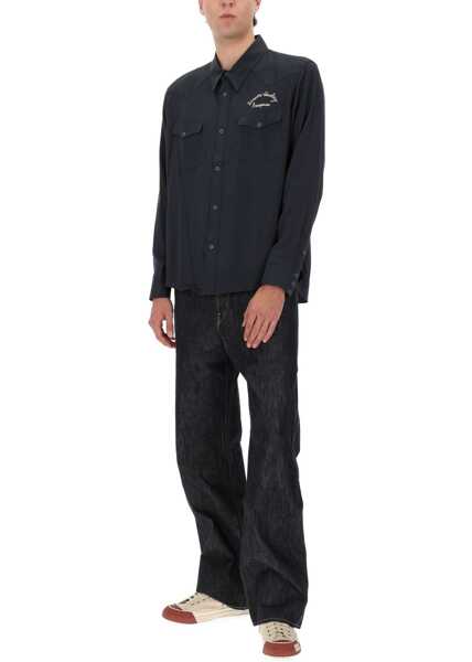 Camasi casual VISVIM Four Corners Shirt BLACK Barbati (BM 19644908) 2