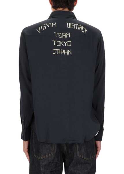 Camasi casual VISVIM Four Corners Shirt BLACK Barbati (BM 19644908) 3