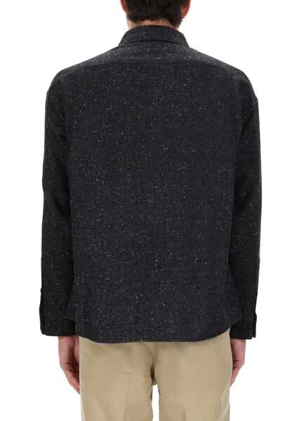 Camasi casual VISVIM Lumber Tweed Shirt BLACK Barbati (BM 19644911) 3