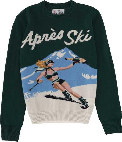 Pulovere casual Mc2 Saint Barth New Queen Jersey GREEN Femei (BM 19644926) 1