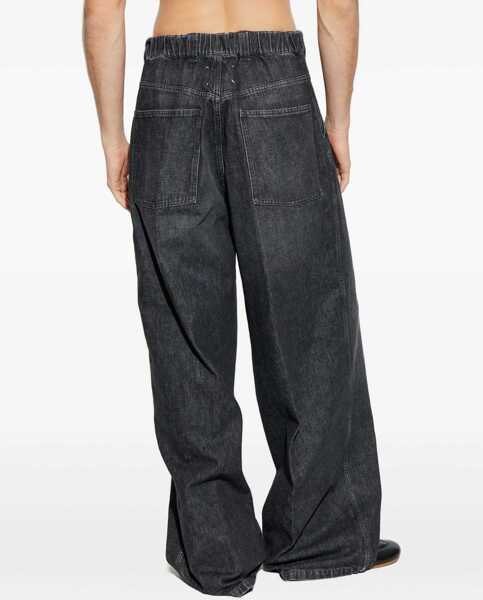 Blugi drepti Maison Margiela Jeans With Logo BLACK Barbati (BM 19644974) 4