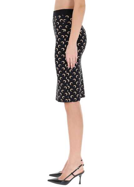 Fuste casual MARINE SERRE Midi Skirt Moon BEIGE Femei (BM 19644980) 3