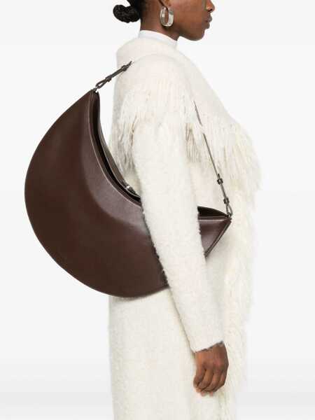 Genti de umar JACQUEMUS Hobo Bag Ovalo Large BROWN Femei (BM 19644998) 2