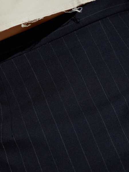 Fuste casual Maison Margiela Wool Midi Skirt BLUE Femei (BM 19645001) 5