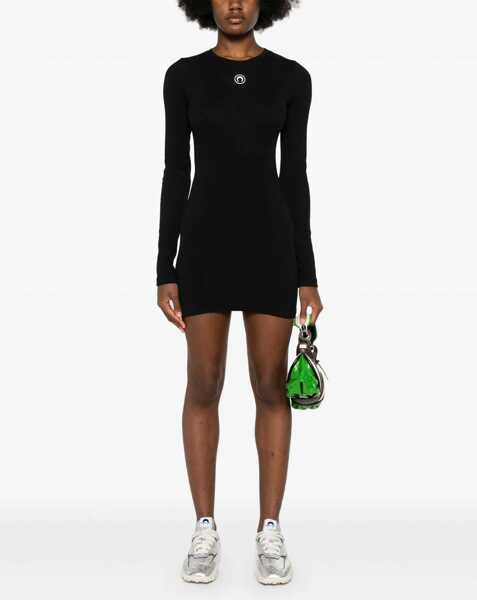 Rochii casual MARINE SERRE Mini Dress With Logo BLACK Femei (BM 19645004) 2