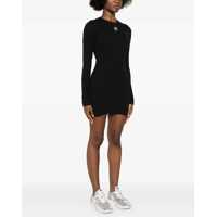 Rochii casual Dama - Rochii casual MARINE SERRE Mini Dress With Logo BLACK Femei (BM 19645004) - B-mall.ro