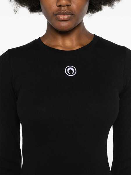 Rochii casual MARINE SERRE Mini Dress With Logo BLACK Femei (BM 19645004) 5