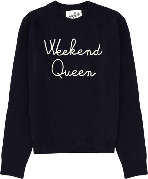 Pulovere casual Mc2 Saint Barth New Queen Jersey BLUE Femei (BM 19645019) 1