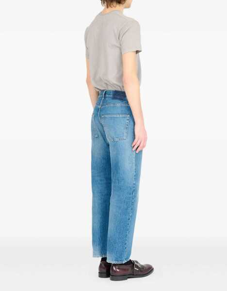 Blugi drepti Maison Margiela Jeans With Shelter Detail BLUE Barbati (BM 19645037) 4