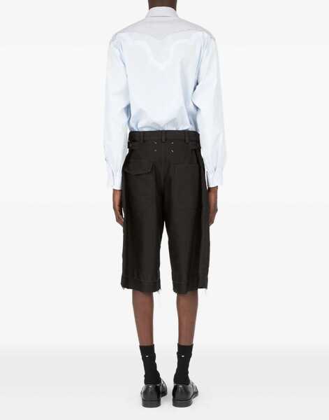 Pantaloni scurti Maison Margiela Shorts With Pockets BROWN Barbati (BM 19645052) 5