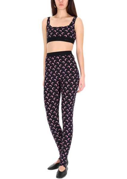 Sutiene MARINE SERRE Top Bra Moon BLACK Femei (BM 19645055) 2