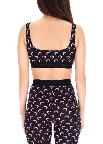 Sutiene MARINE SERRE Top Bra Moon BLACK Femei (BM 19645055) 3