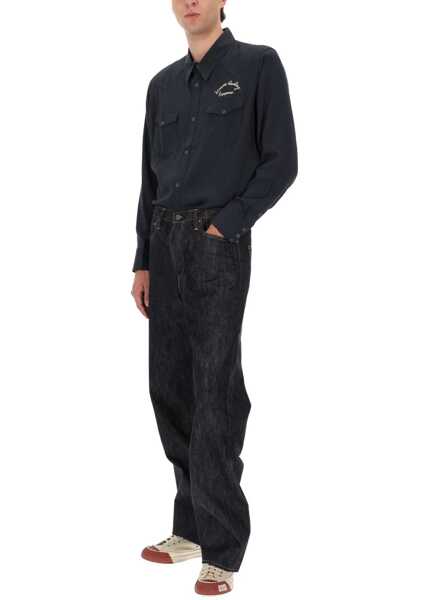 Pantaloni casual VISVIM Social Sculpture Jeans BLUE Barbati (BM 19645064) 2