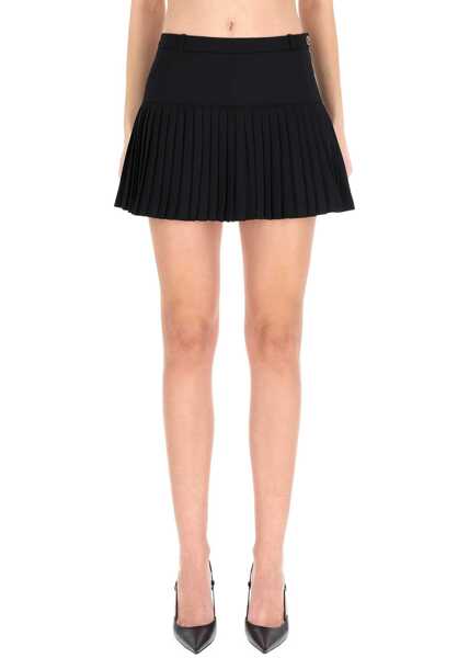 Fuste casual MARINE SERRE Wool Miniskirt BLACK Femei (BM 19645079) 1