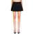 MARINE SERRE Wool Miniskirt BLACK
