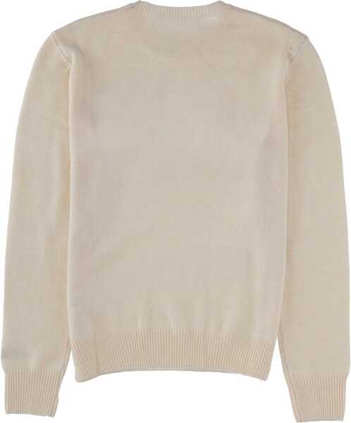 Pulovere casual Mc2 Saint Barth New Queen Jersey WHITE Femei (BM 19645109) 2