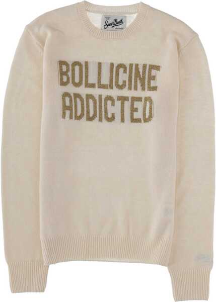 Pulovere casual Mc2 Saint Barth New Queen Jersey WHITE Femei (BM 19645109) 1