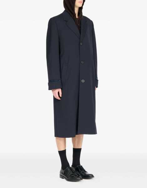Paltoane Maison Margiela Wool Coat BLUE Femei (BM 19645118) 3