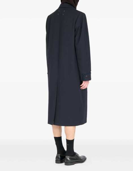 Paltoane Maison Margiela Wool Coat BLUE Femei (BM 19645118) 4