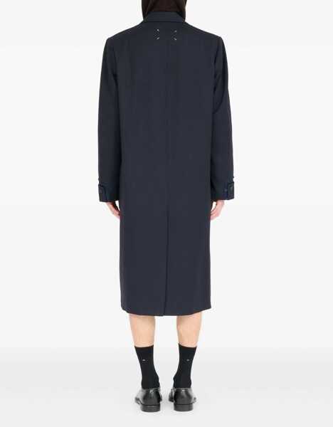 Paltoane Maison Margiela Wool Coat BLUE Femei (BM 19645118) 5