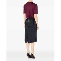 Fuste casual Dama - Fuste casual Maison Margiela Midi Skirt With Zipper Detail BLUE Femei (BM 19645136) - B-mall.ro