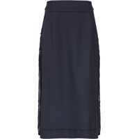 Fuste casual Midi Skirt With Zipper Detail Femei