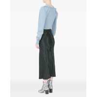 Fuste casual Dama - Fuste casual Maison Margiela Satin Midi Skirt BLACK Femei (BM 19645151) - B-mall.ro
