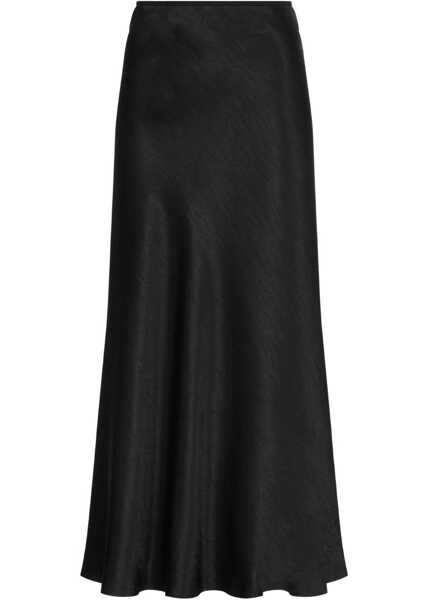 Fuste casual Maison Margiela Satin Midi Skirt BLACK Femei (BM 19645151) 1