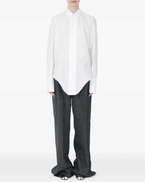 Bluze Maison Margiela Cotton Shirt WHITE Femei (BM 19645169) 2