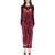 MARINE SERRE "Wet Nuisette" Midi Dress RED
