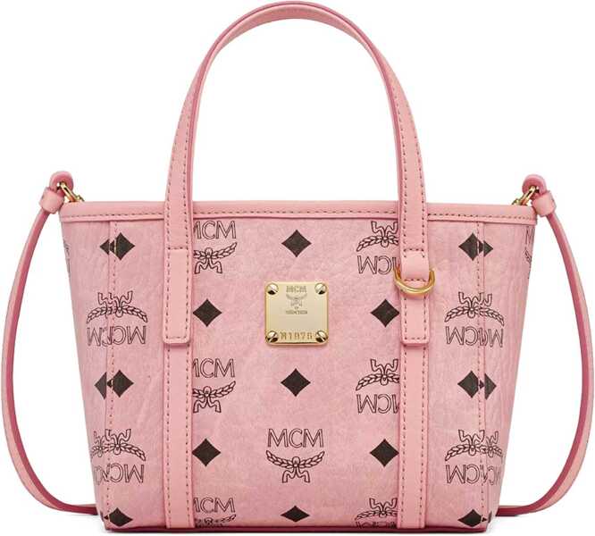 Genti de mana MCM Extra-Mini Toni Top-Zip Bag In Visetos PINK Femei (BM 19645223) 1