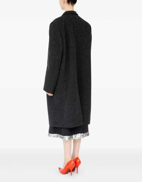 Paltoane Maison Margiela Wool Coat GREY Femei (BM 19645226) 4