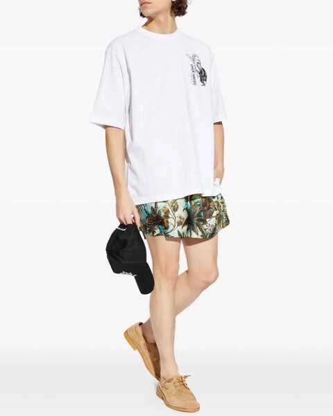 Tricouri DSQUARED2 Monkey business T-shirt WHITE Barbati (BM 19645556) 2