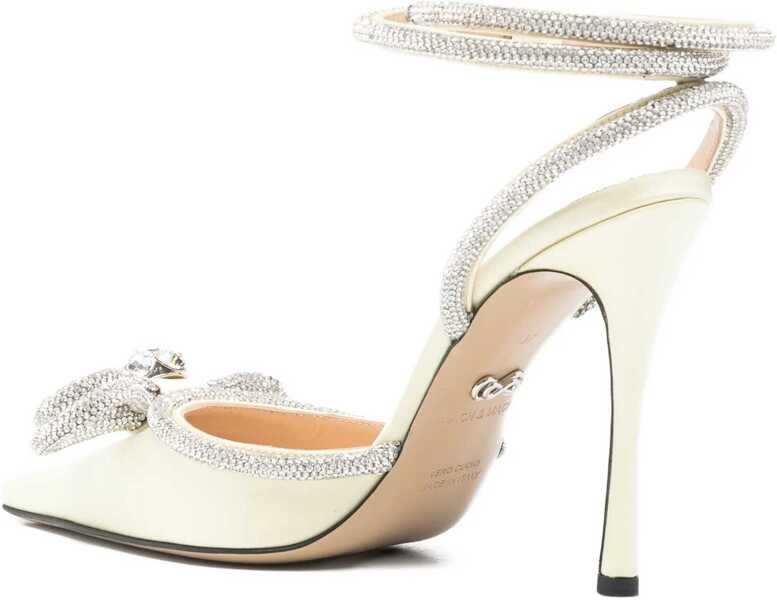 Sandale MACH & MACH Satin Pumps PASTEL YELLOW Femei (BM 19645559) 3