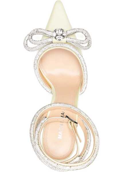 Pantofi cu toc MACH & MACH Satin Pumps PASTEL YELLOW Femei (BM 19645559) 4