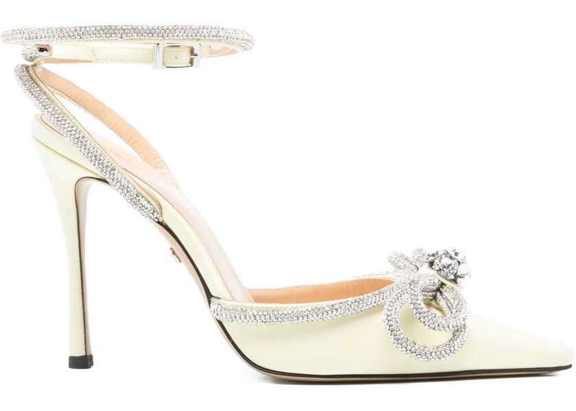 Sandale MACH & MACH Satin Pumps PASTEL YELLOW Femei (BM 19645559) 1